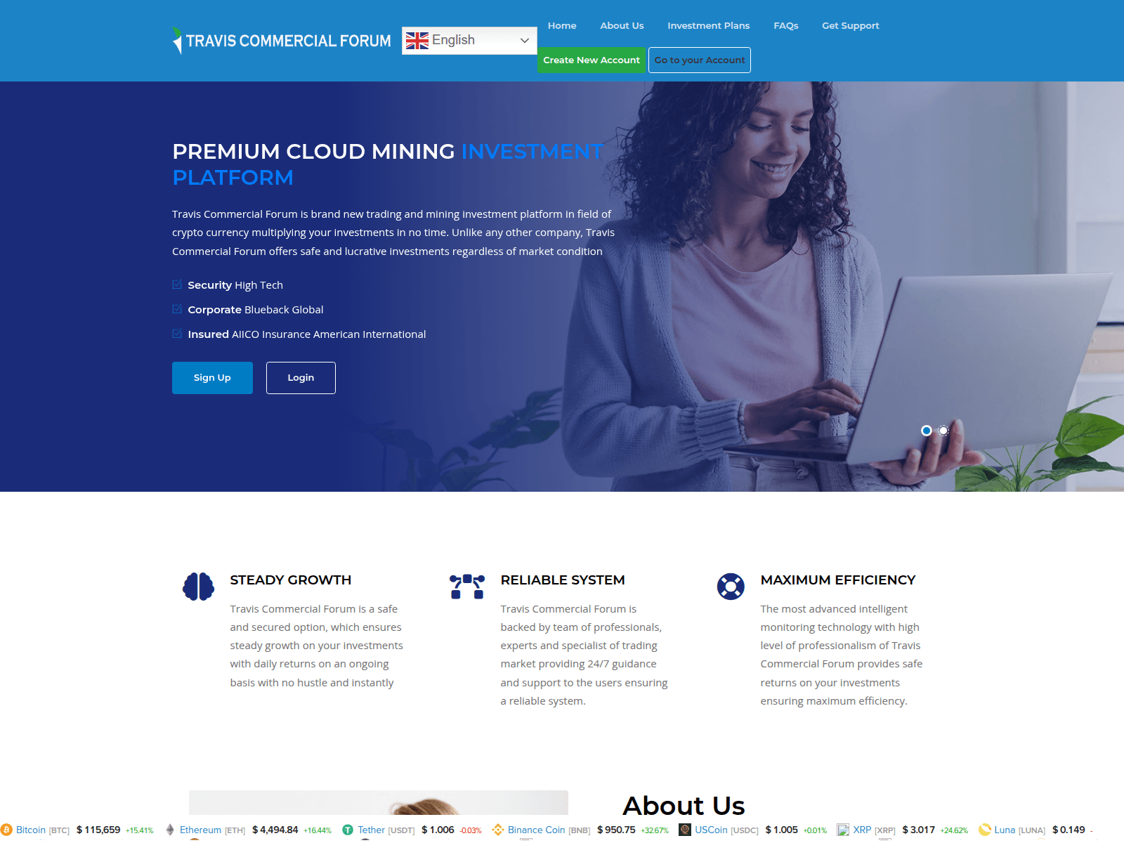 Screenshot of traviscommercialforum.com