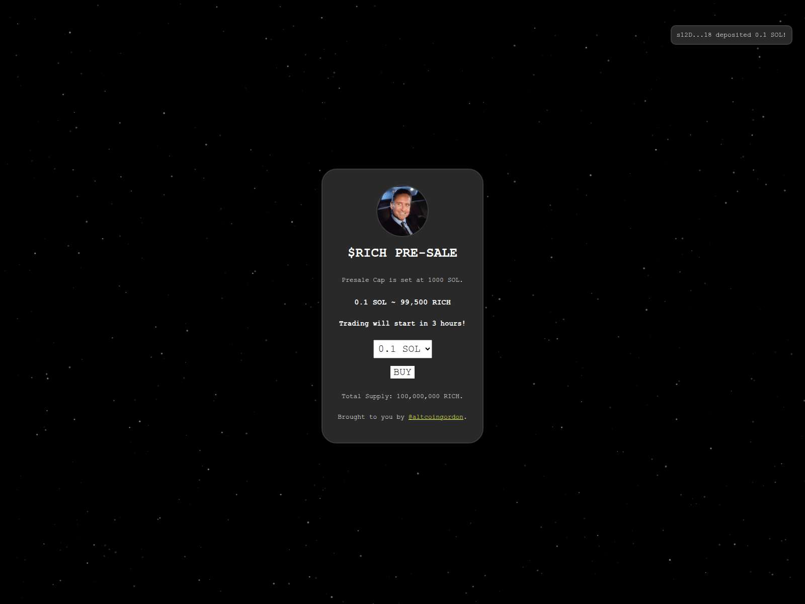 Screenshot of gordon-drops.xyz