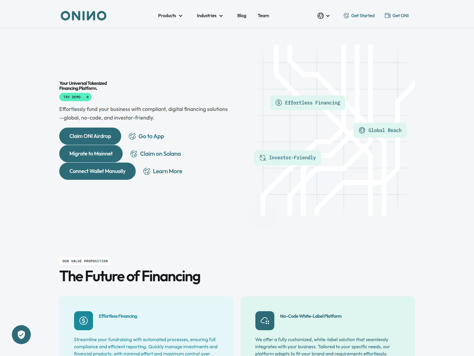 Screenshot of migrate.app-onino.com