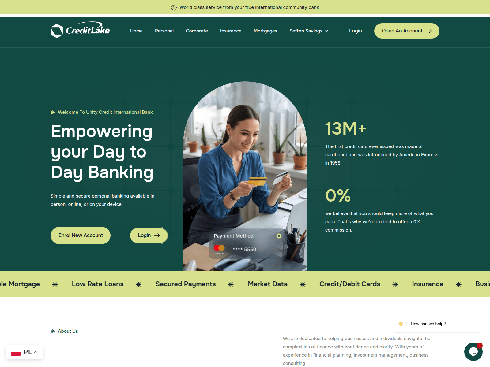 Screenshot of creditlake.online