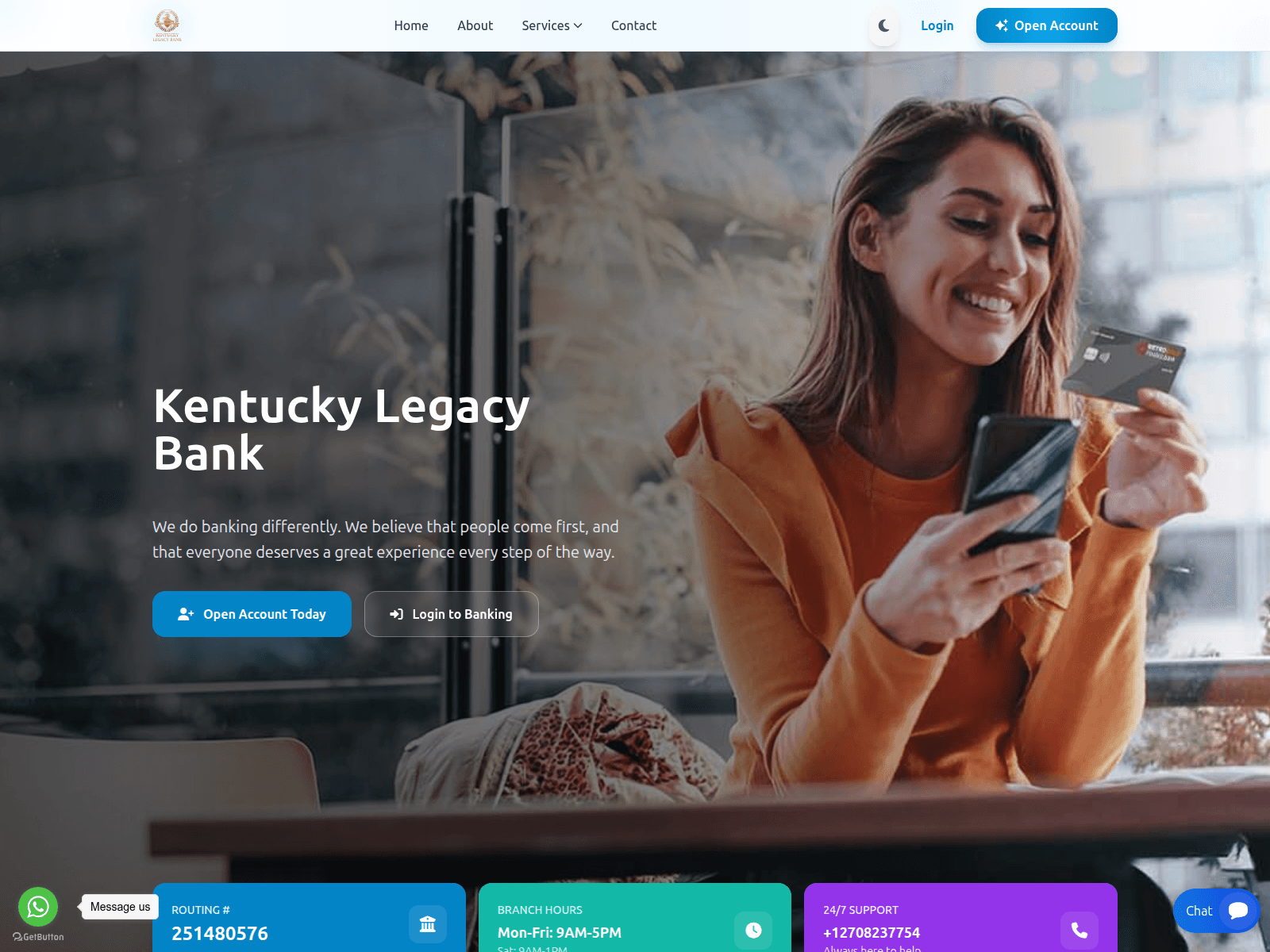 Screenshot of kentuckylegacyb.com
