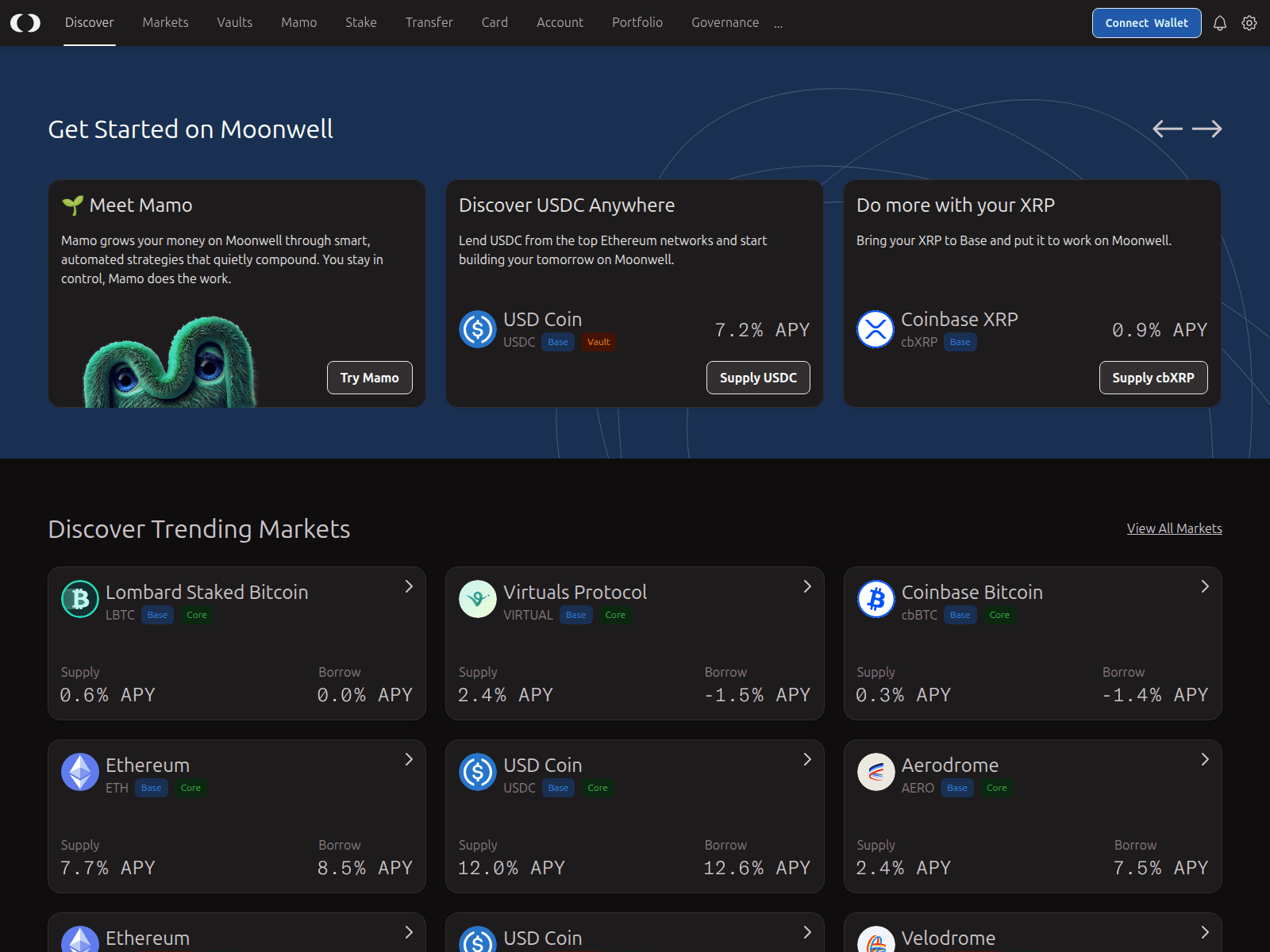 Screenshot of moonwellefi.org