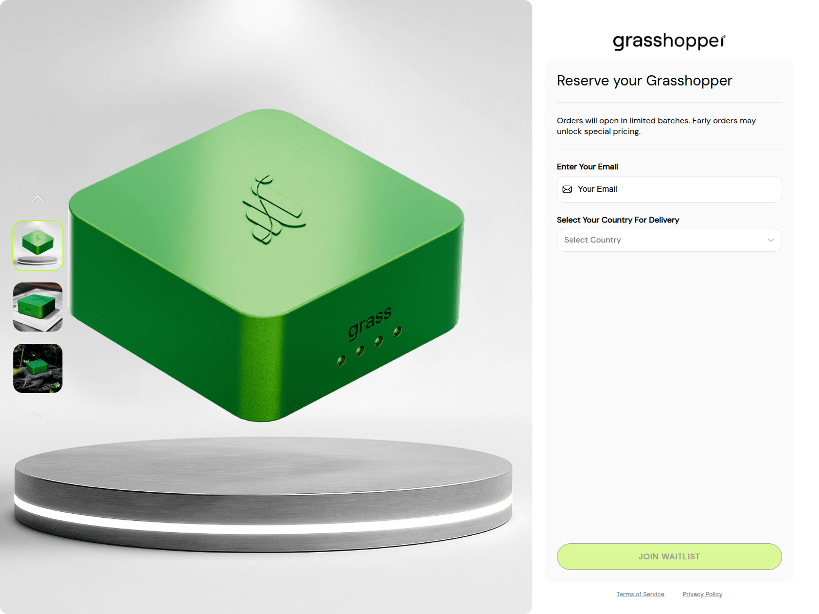 Screenshot of hoppergrass.xyz