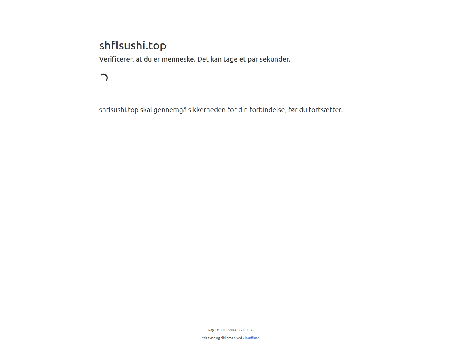 Screenshot of shflsushi.top