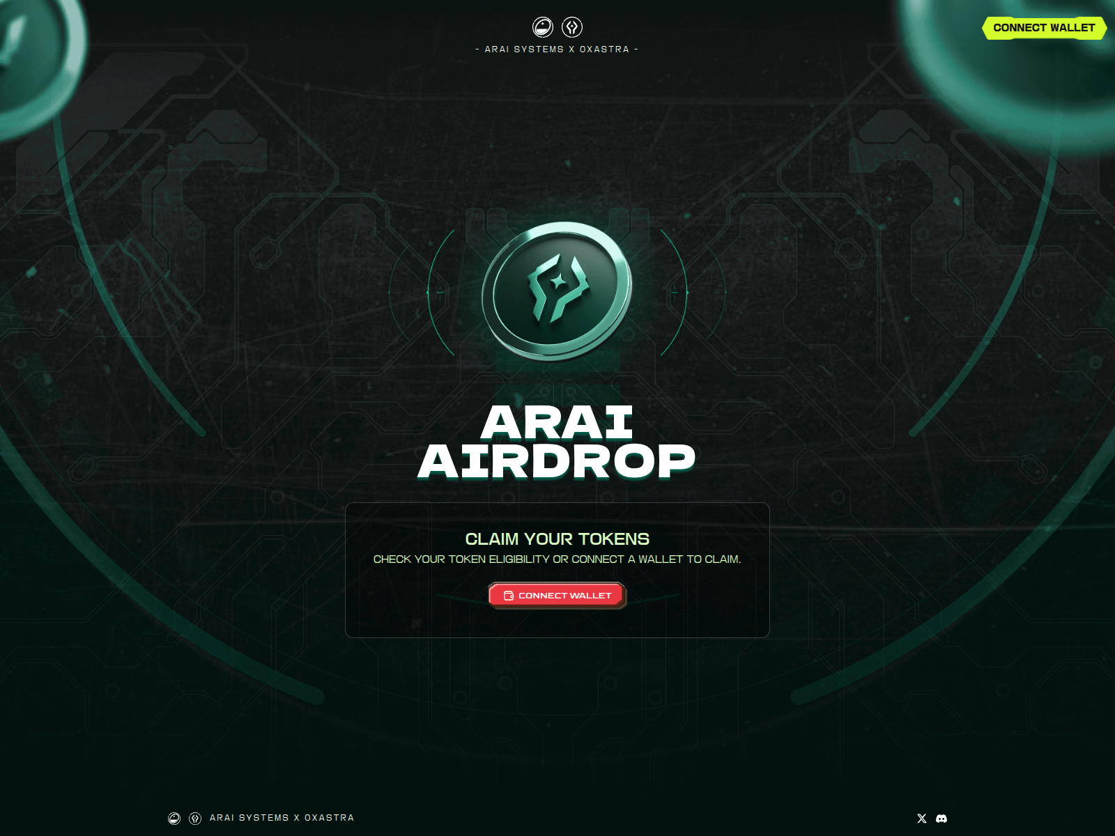 Screenshot of arai-systems.com