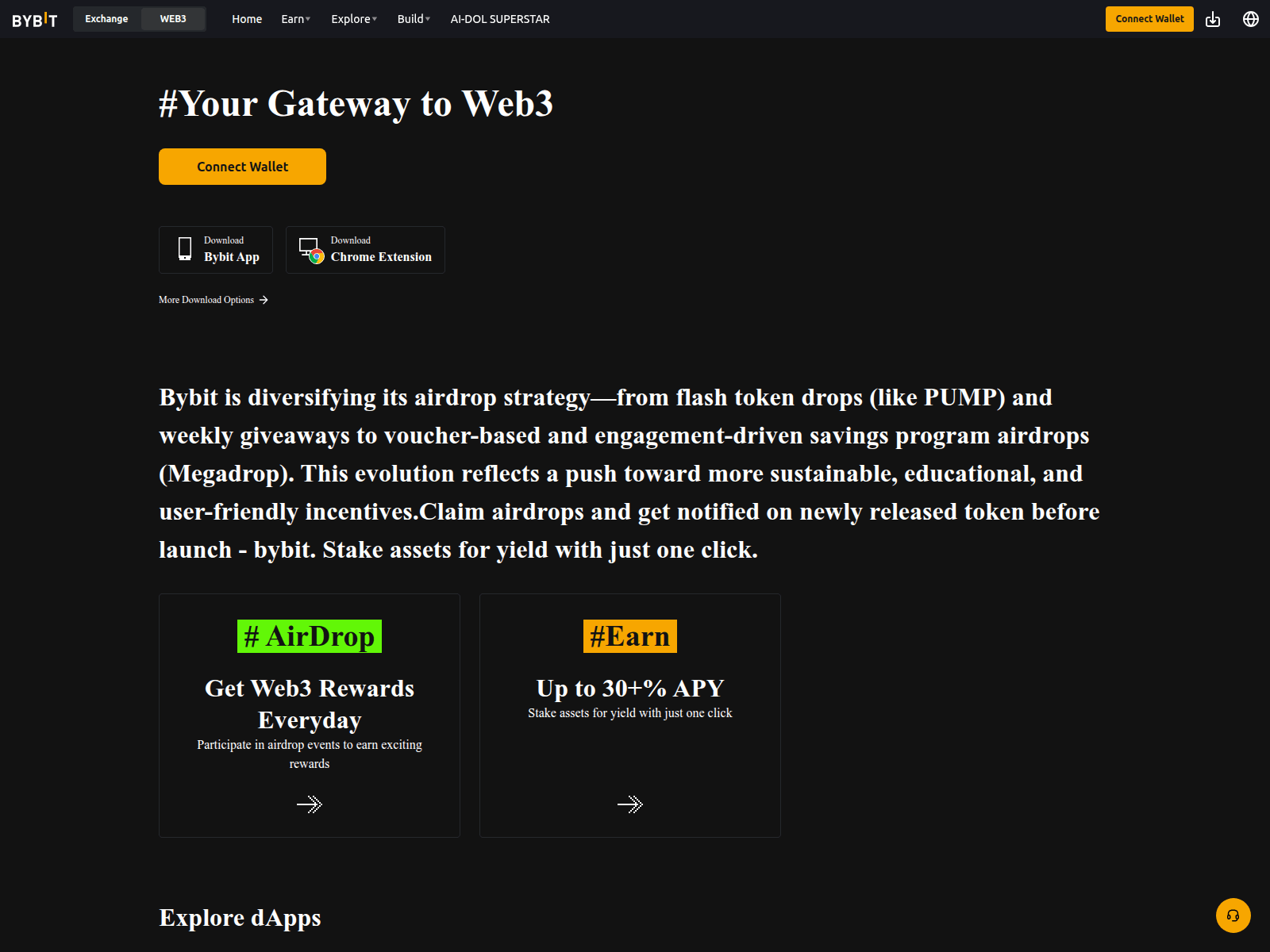 Screenshot of airdrop-depot.hs.vc
