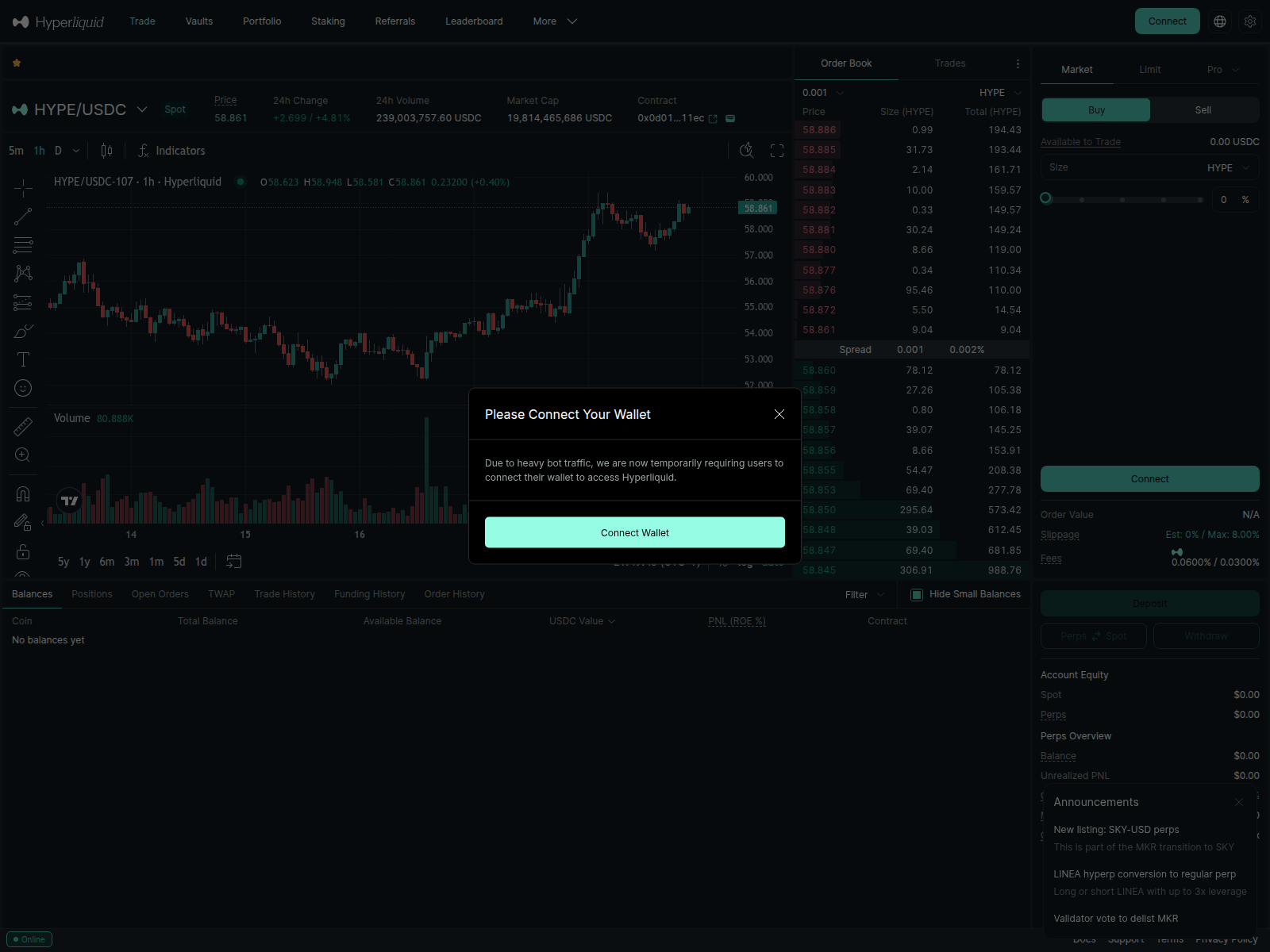Screenshot of hyperliquid.stakevip-bonus.com