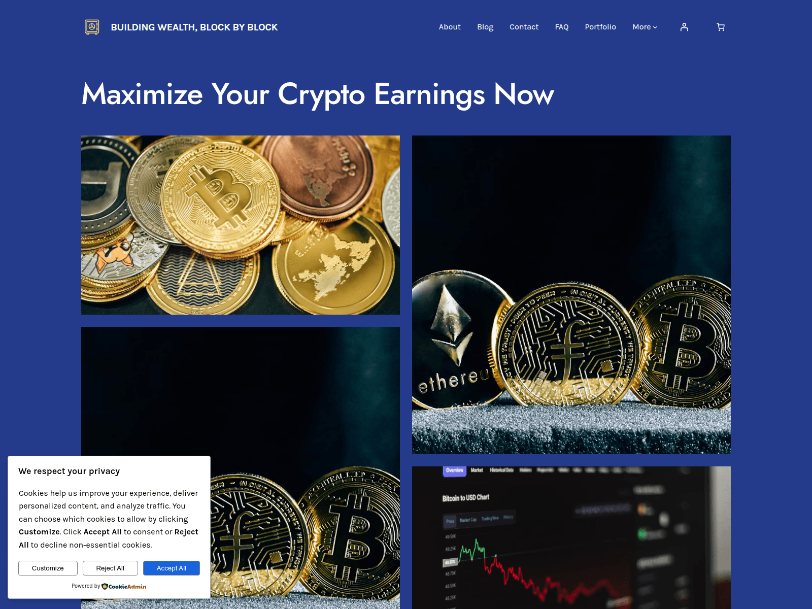 Screenshot of compoundvault.tech