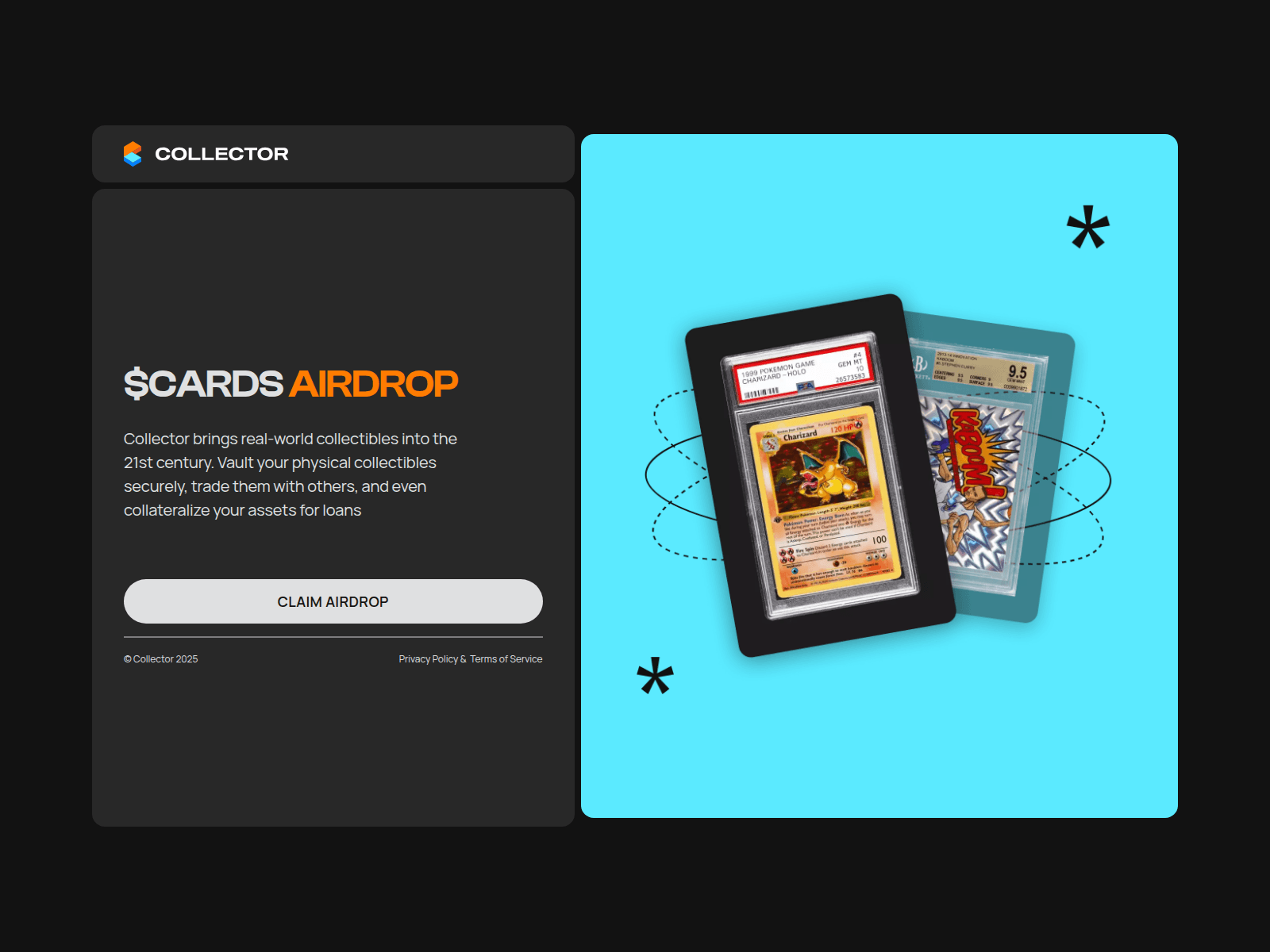 Screenshot of collectorcrypts.net