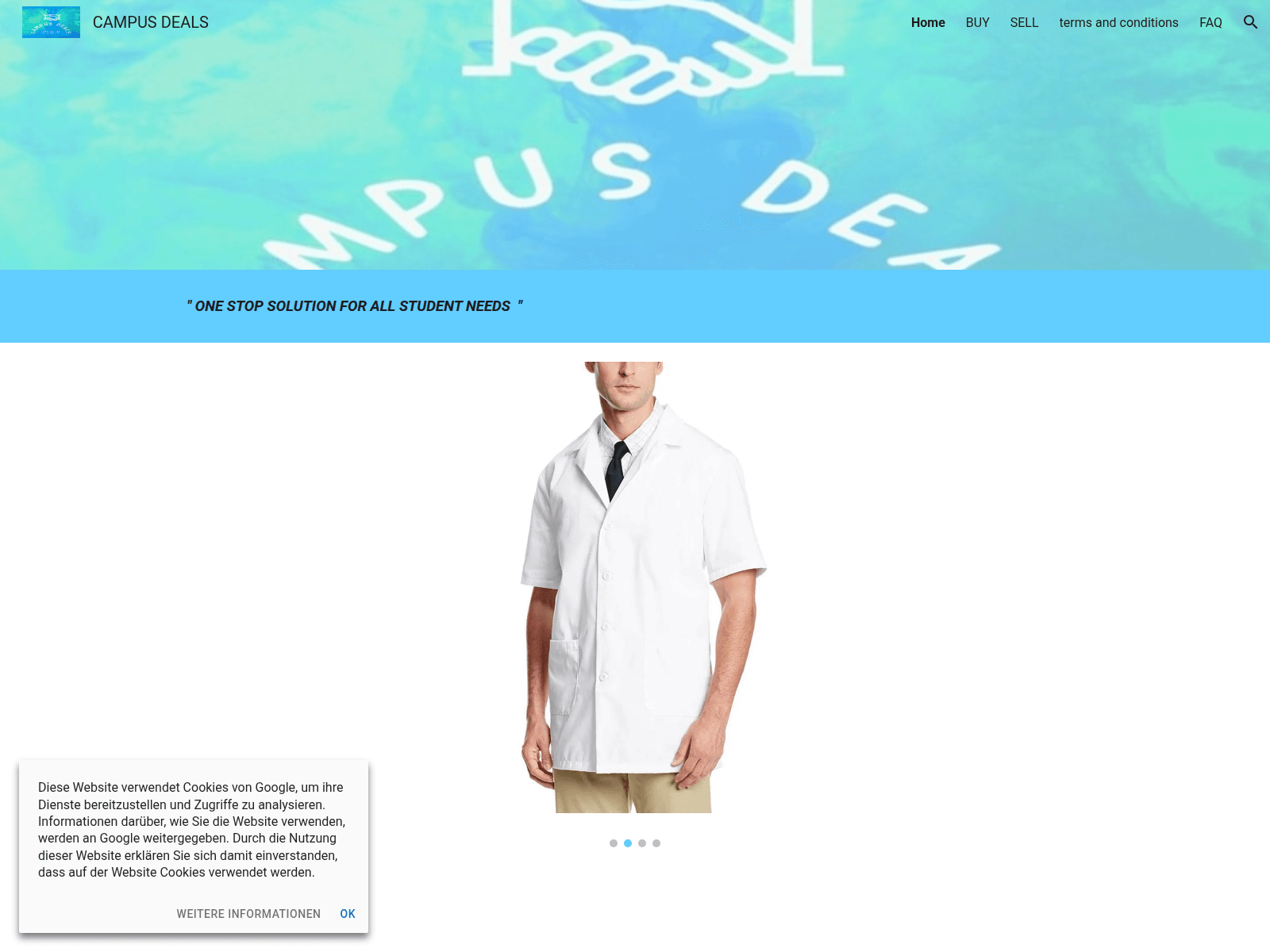 Screenshot of campusdeals.online