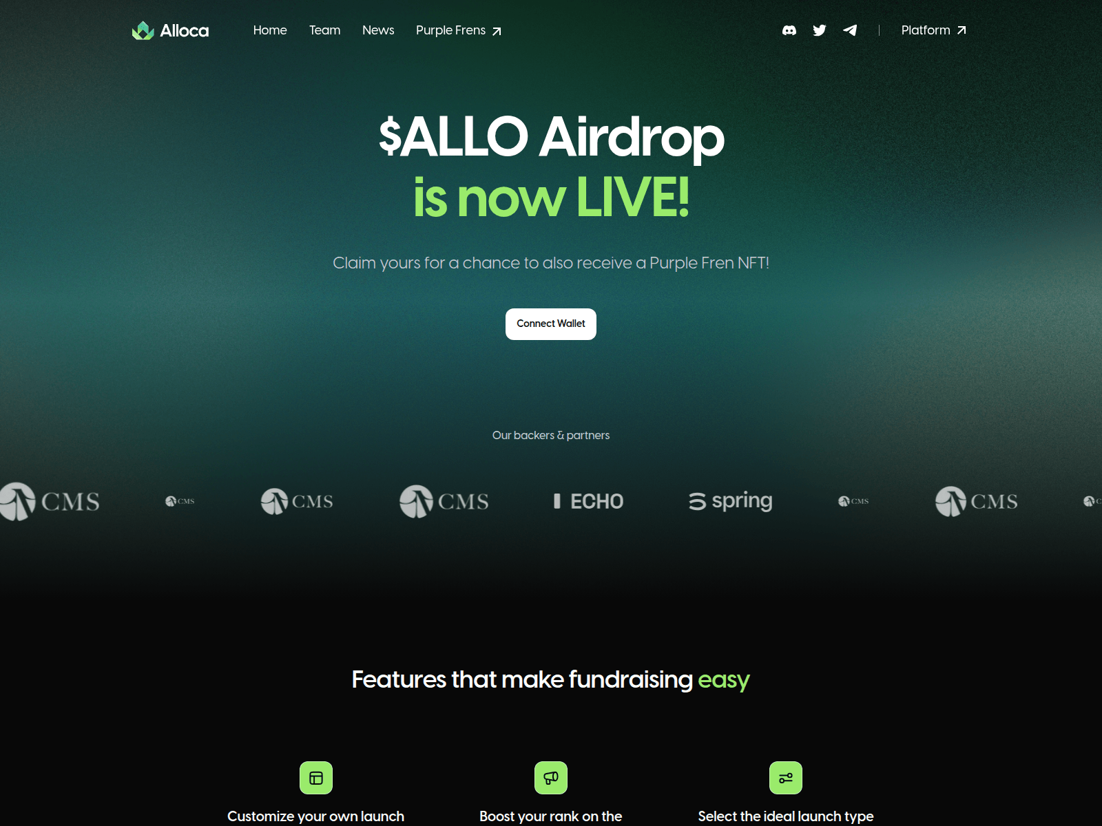Screenshot of www.alloca.art