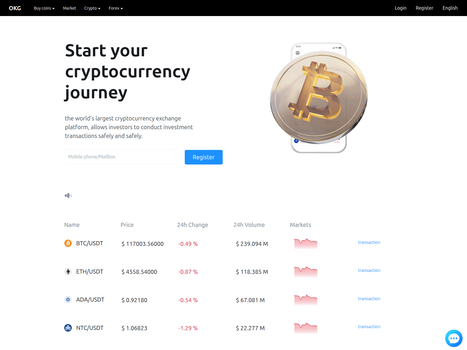 Screenshot of okgbox.com