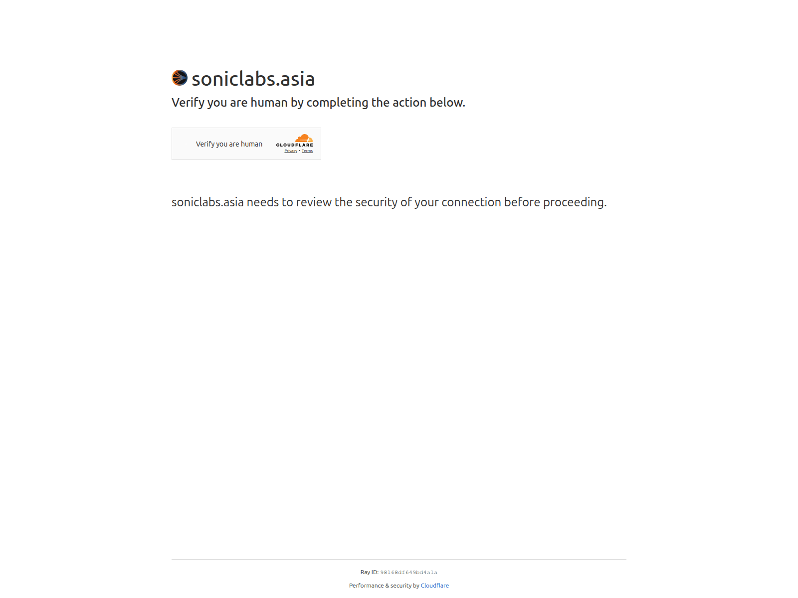 Screenshot of soniclabs.asia