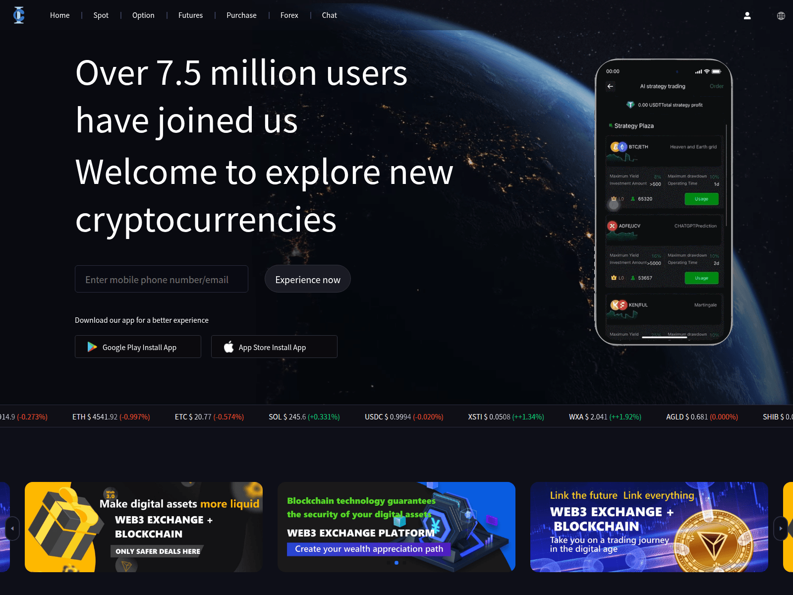 Screenshot of invescoin.com
