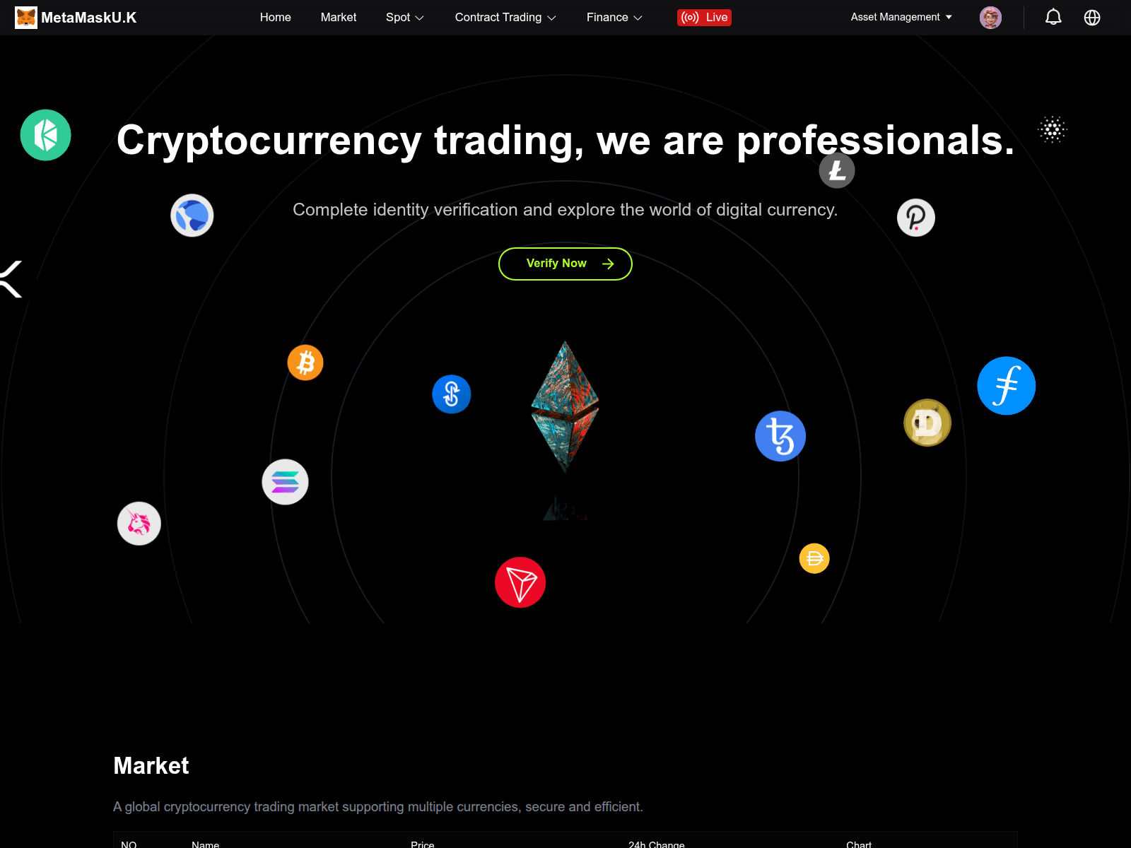 Screenshot of metamaskuk.com