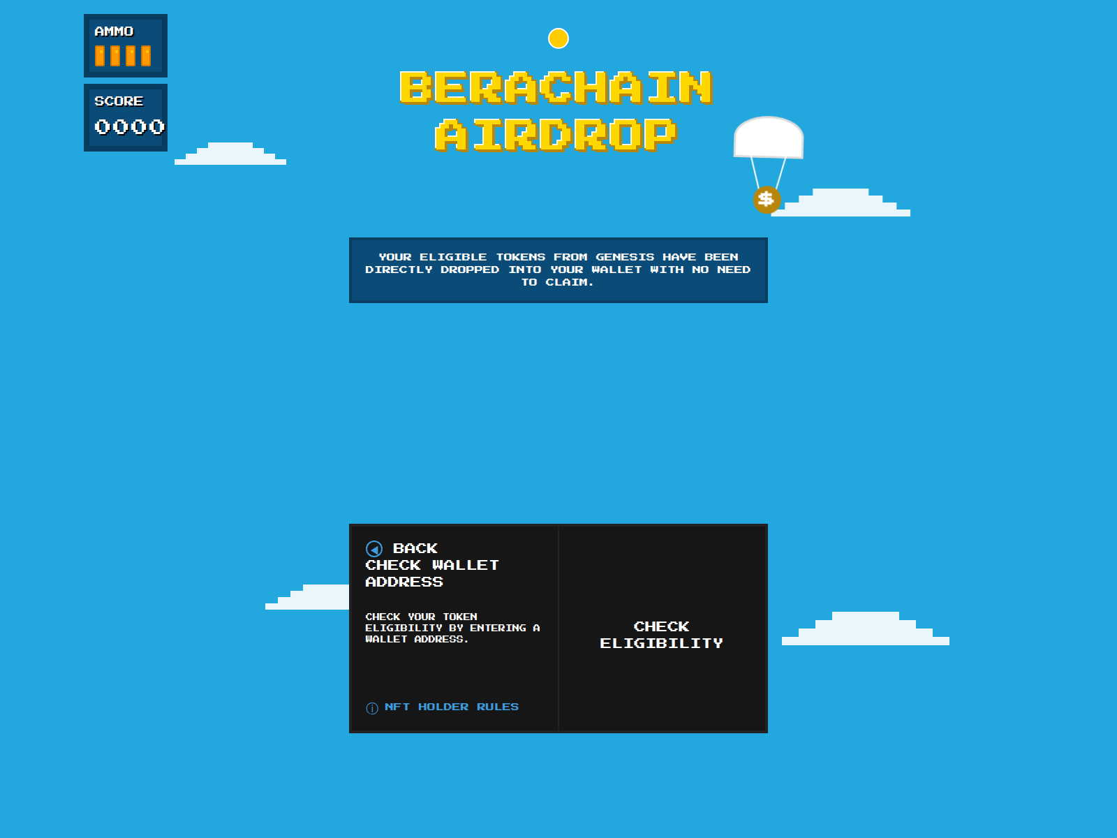 Screenshot of berachain.crabdance.com