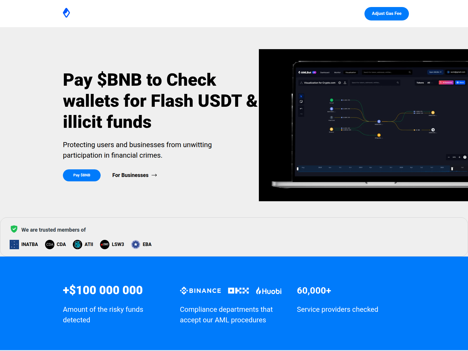 Screenshot of amlcheck.in
