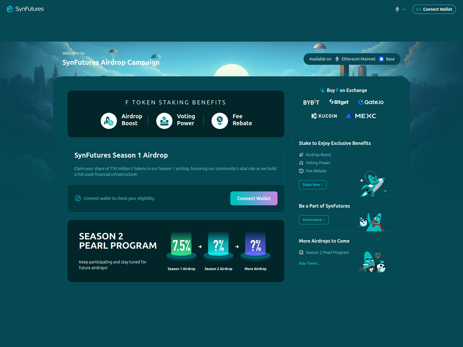 Screenshot of synfutures.click