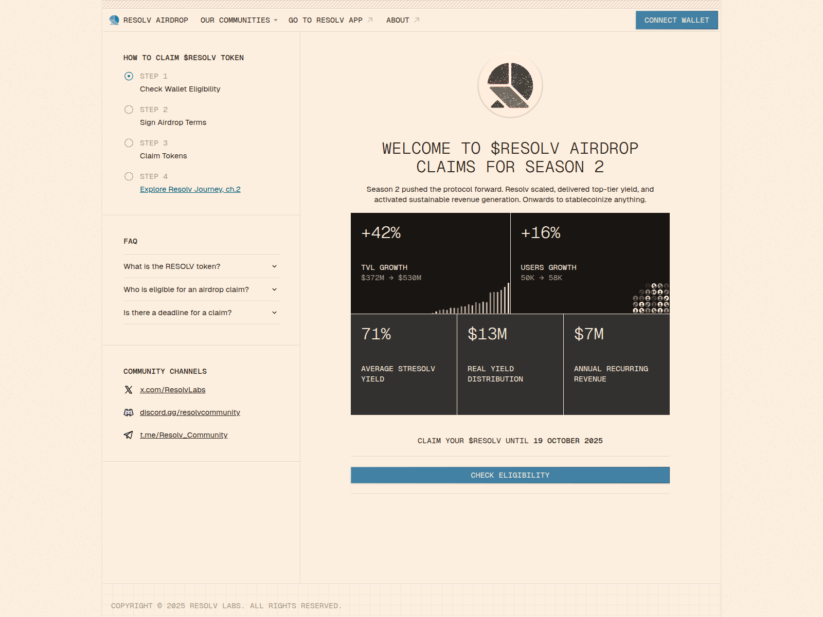 Screenshot of resolv-claim.com
