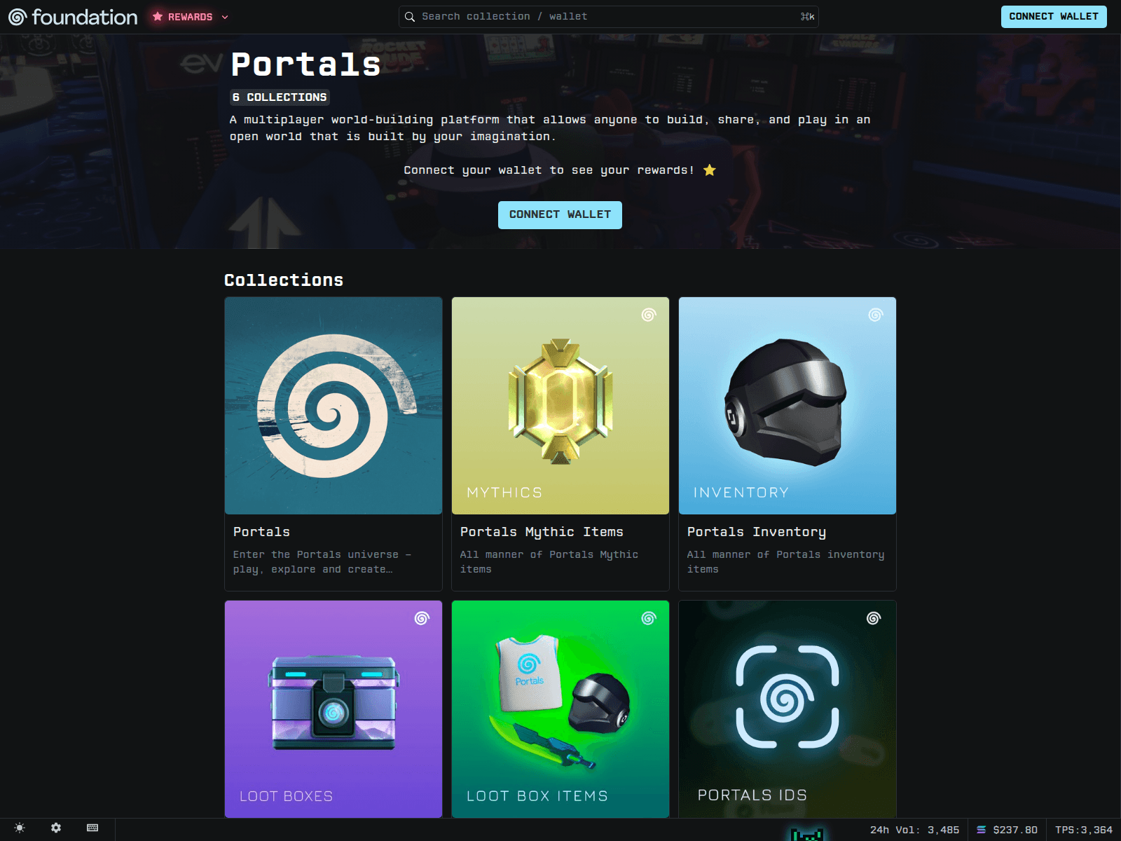 Screenshot of portalsfoundation.world