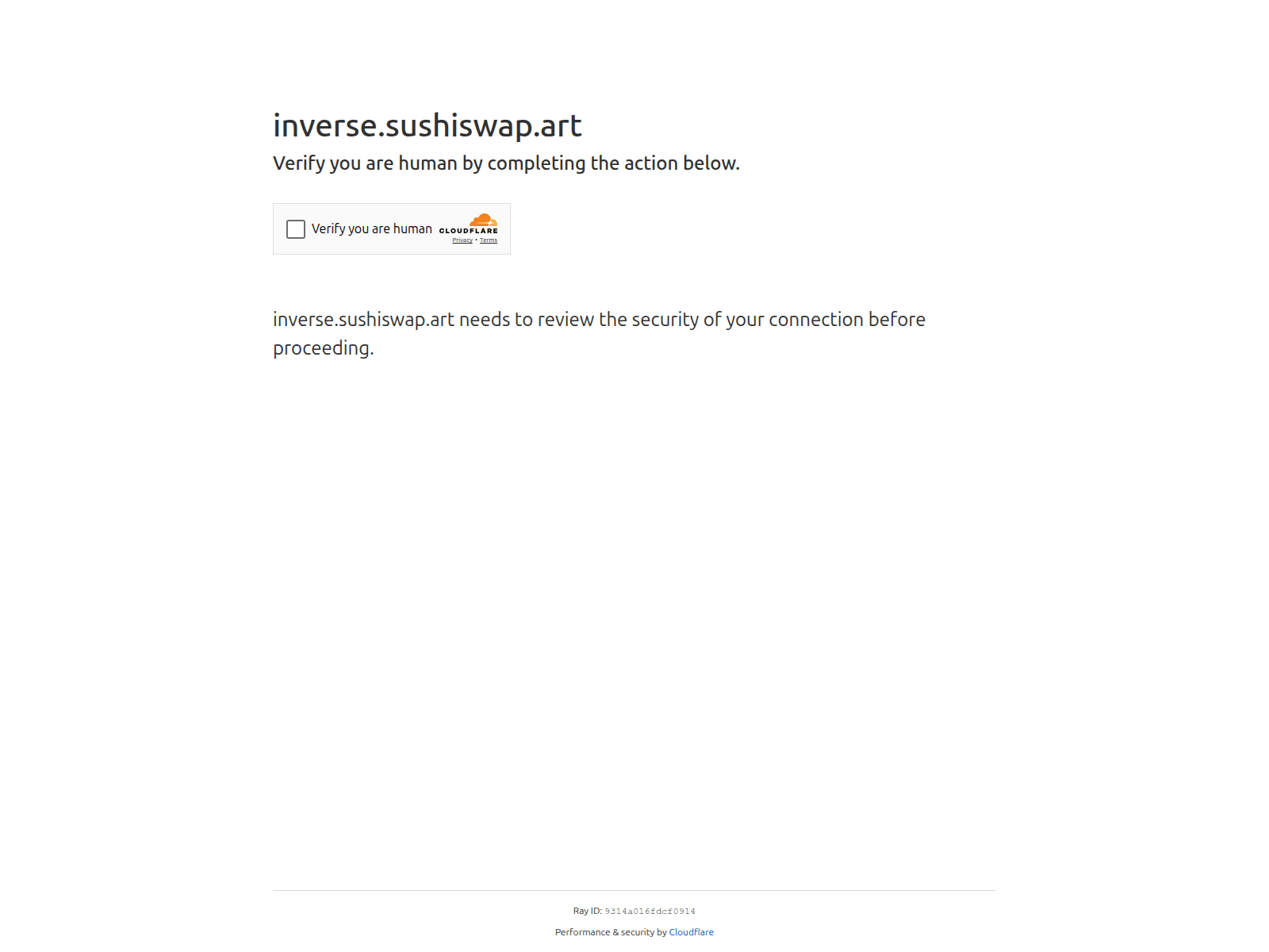 Screenshot of inverse.sushiswap.art