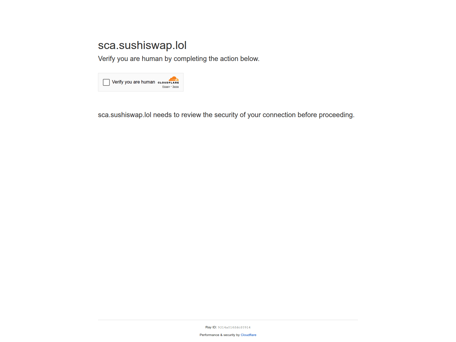 Screenshot of sca.sushiswap.lol