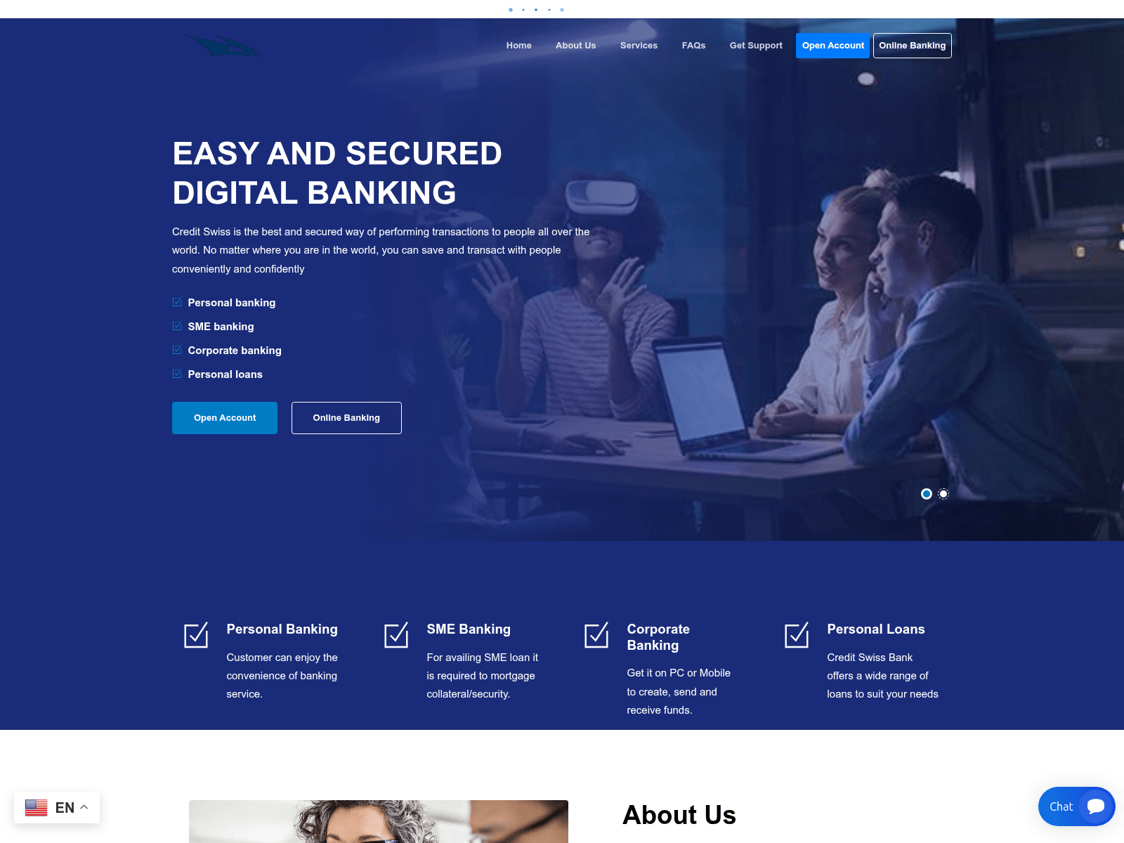 Screenshot of creditswiss.live
