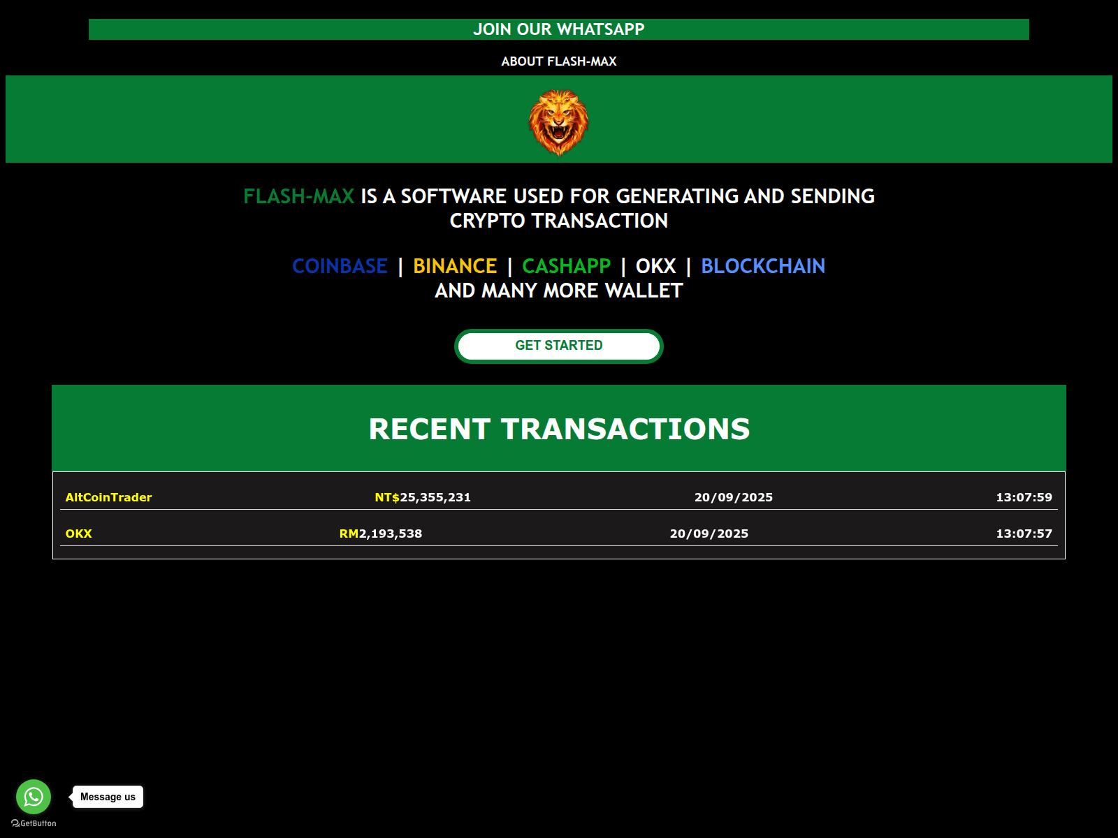 Screenshot of app.pixelmarkeverse.click