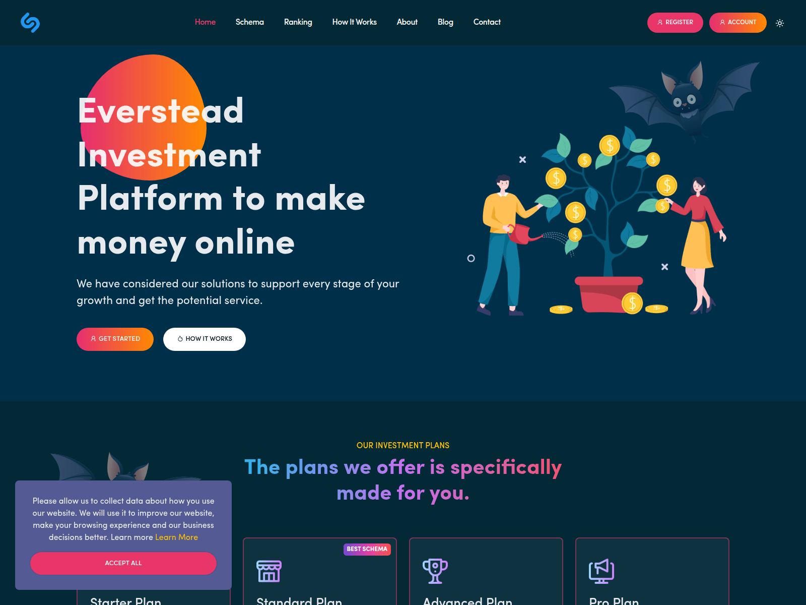 Screenshot of eversteadinvltd.us