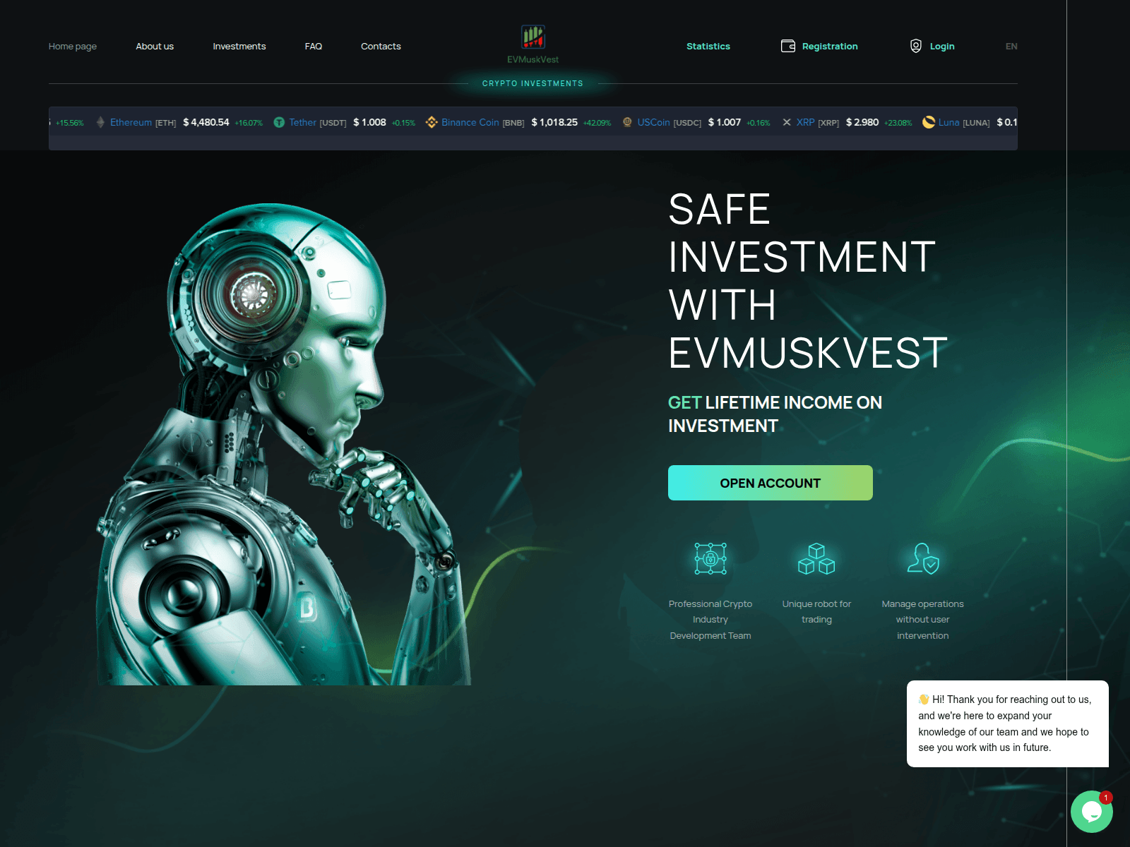 Screenshot of evmuskvest.com