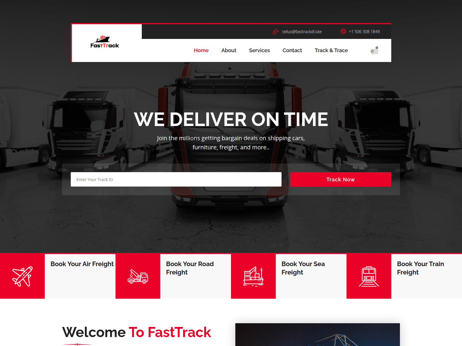 Screenshot of fasttrack-dl.site