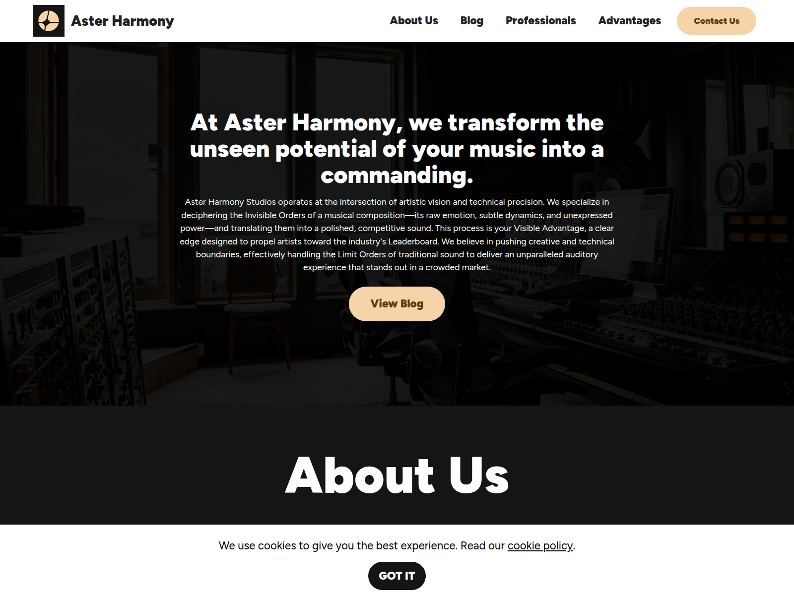 Screenshot of aster.de.com