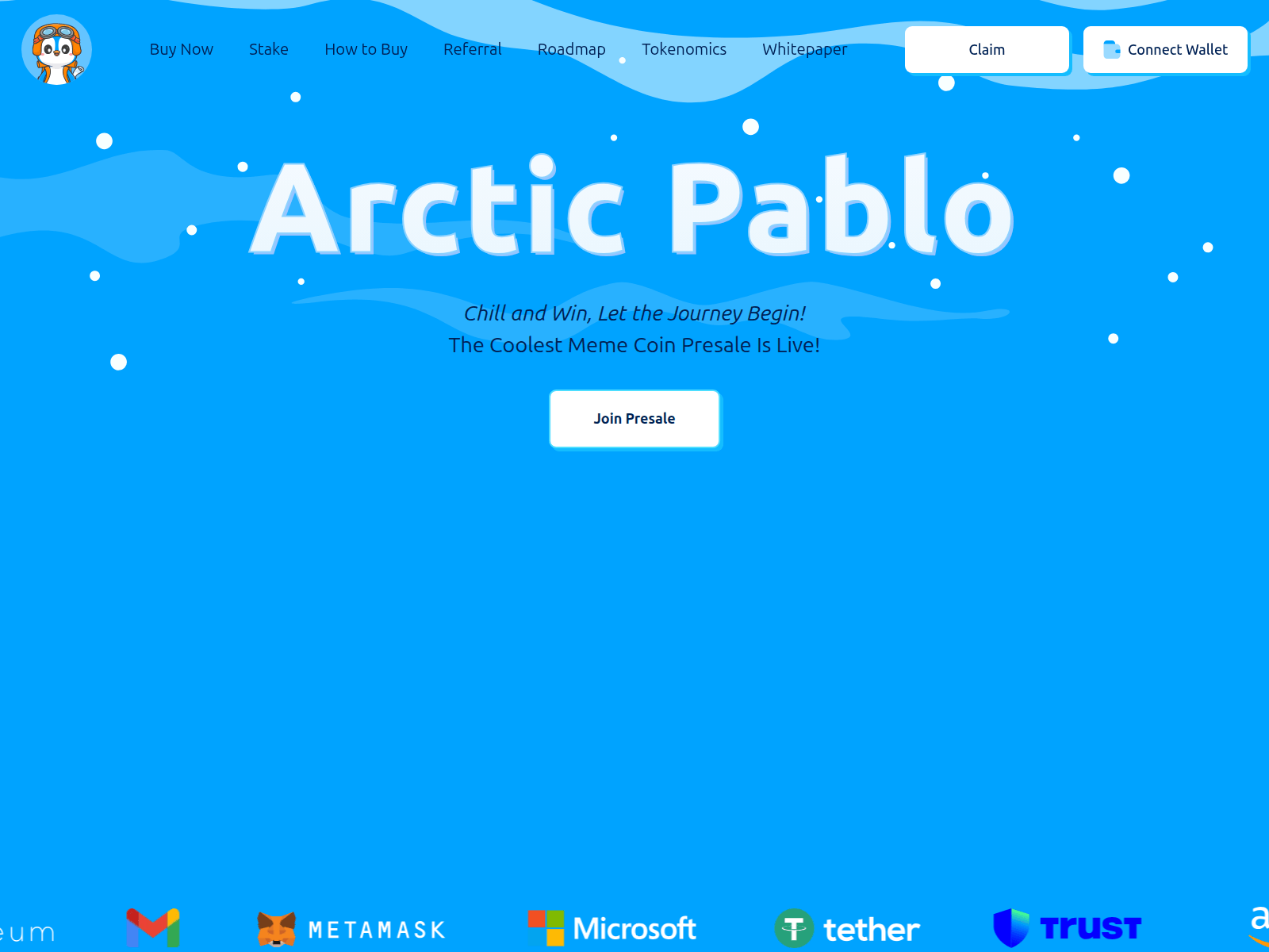 Screenshot of arcticpablotoken.com
