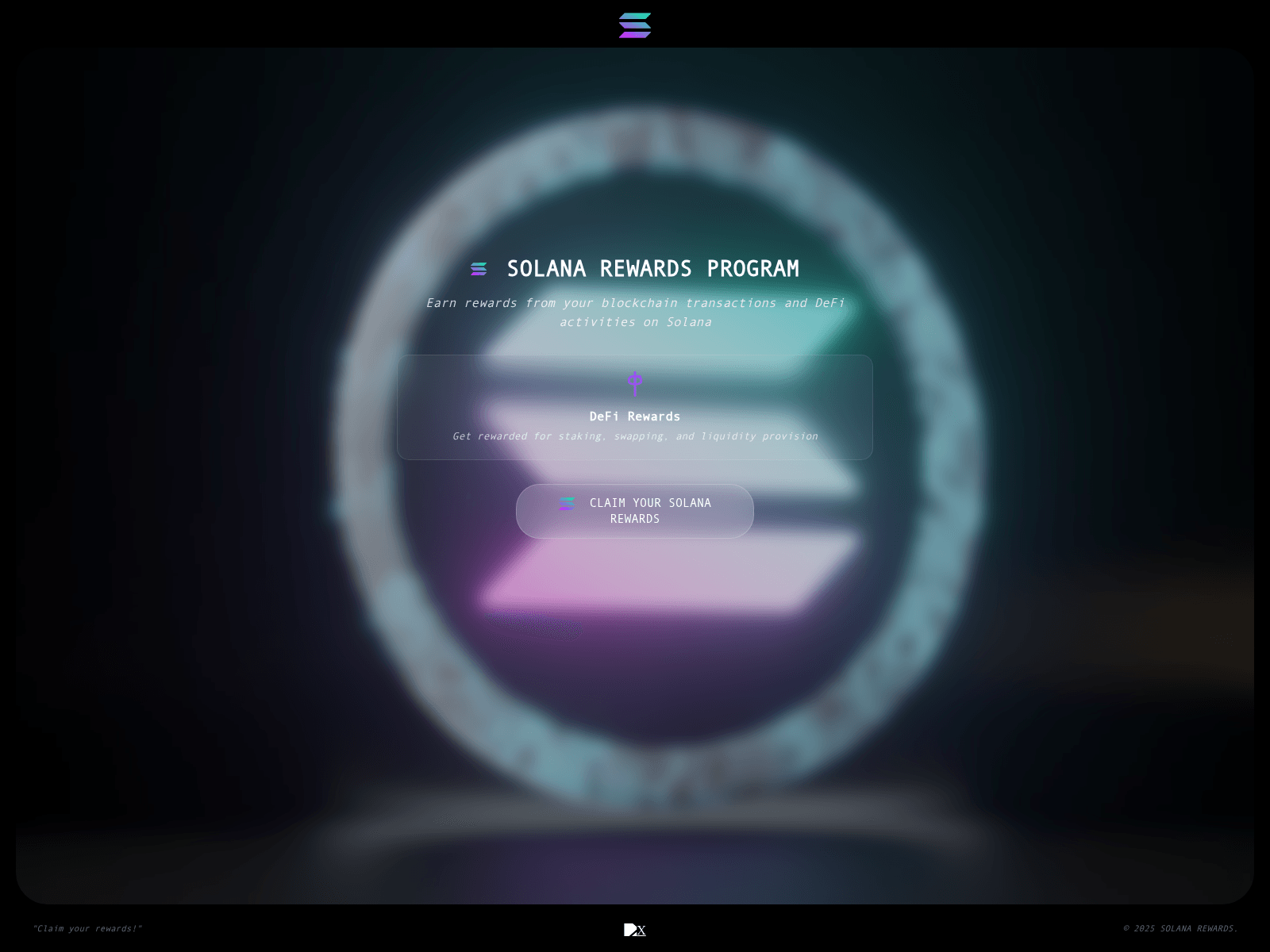 Screenshot of solanarewards.net