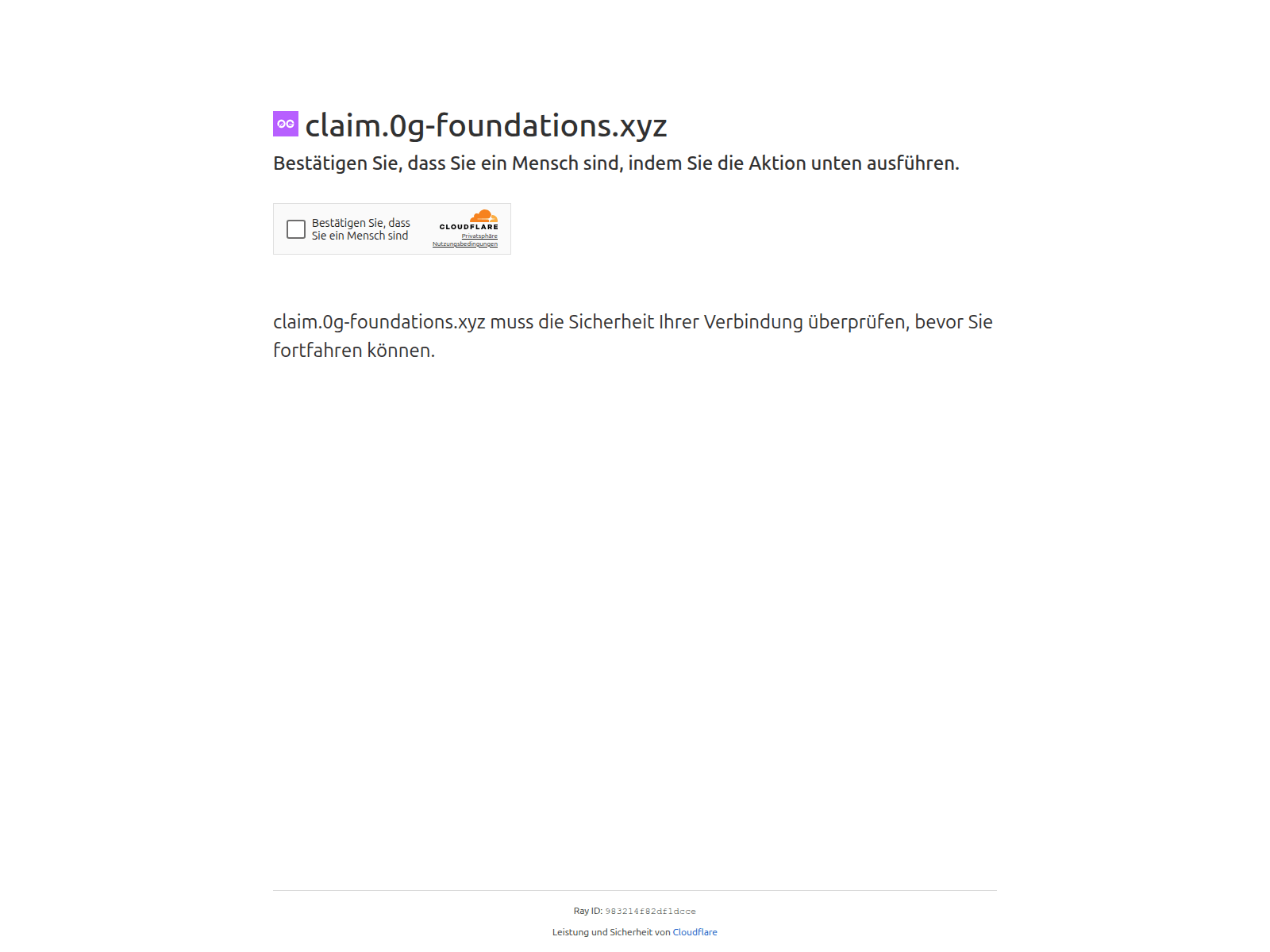 Screenshot of claim.0g-foundations.xyz