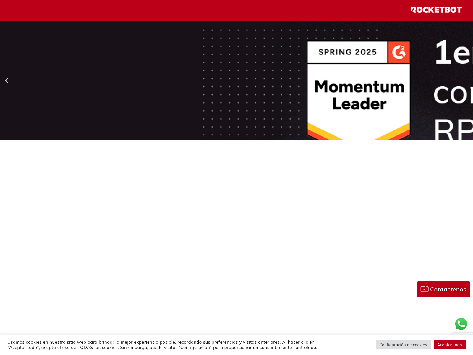 Screenshot of www.rocketbotlatam.space