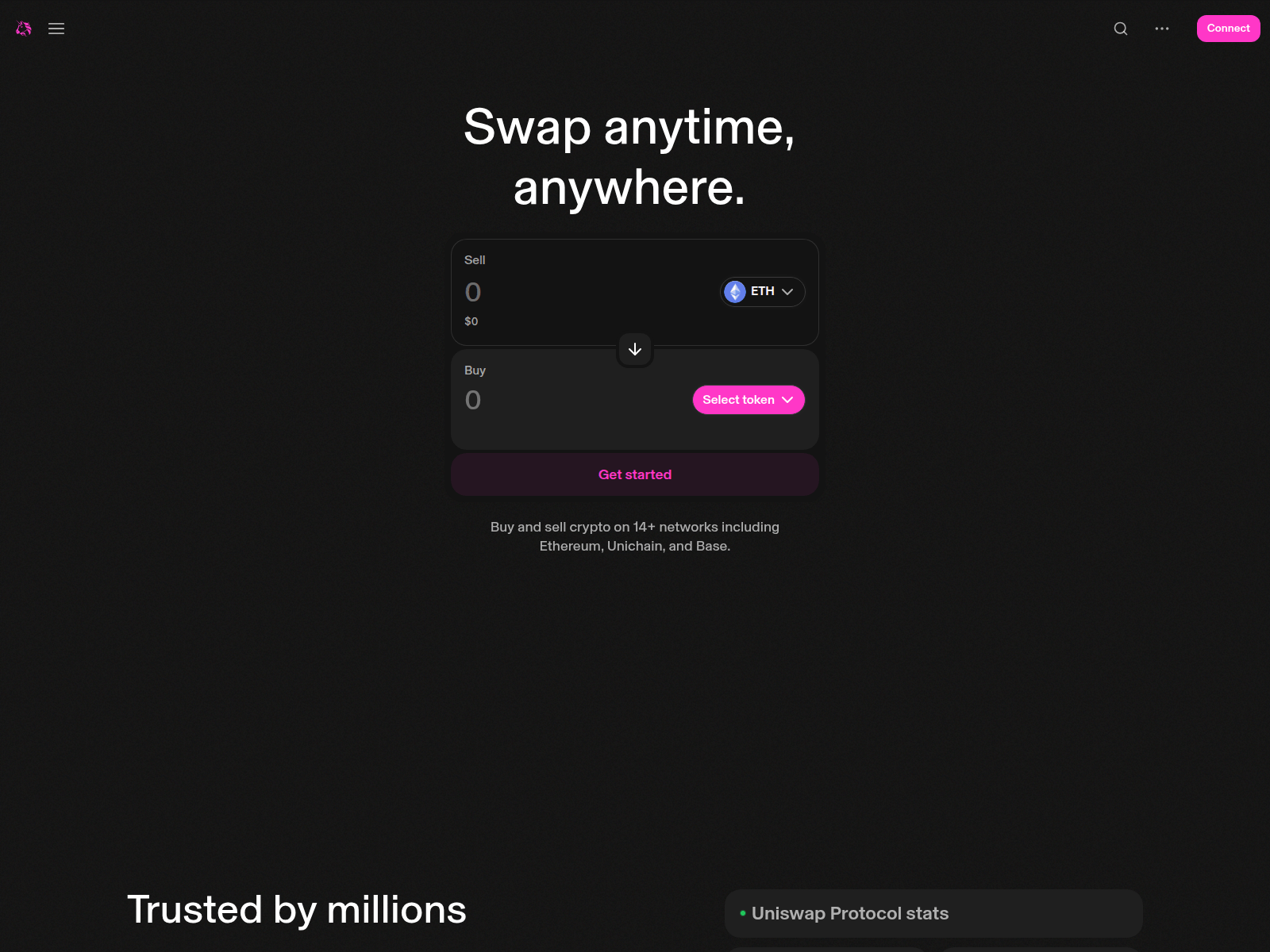 Screenshot of cunswap.org