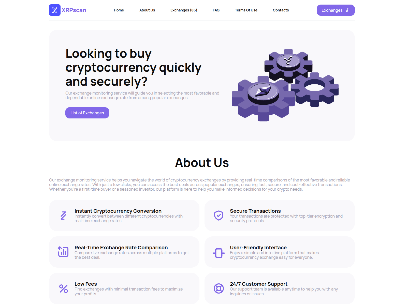 Screenshot of xrpscan.net