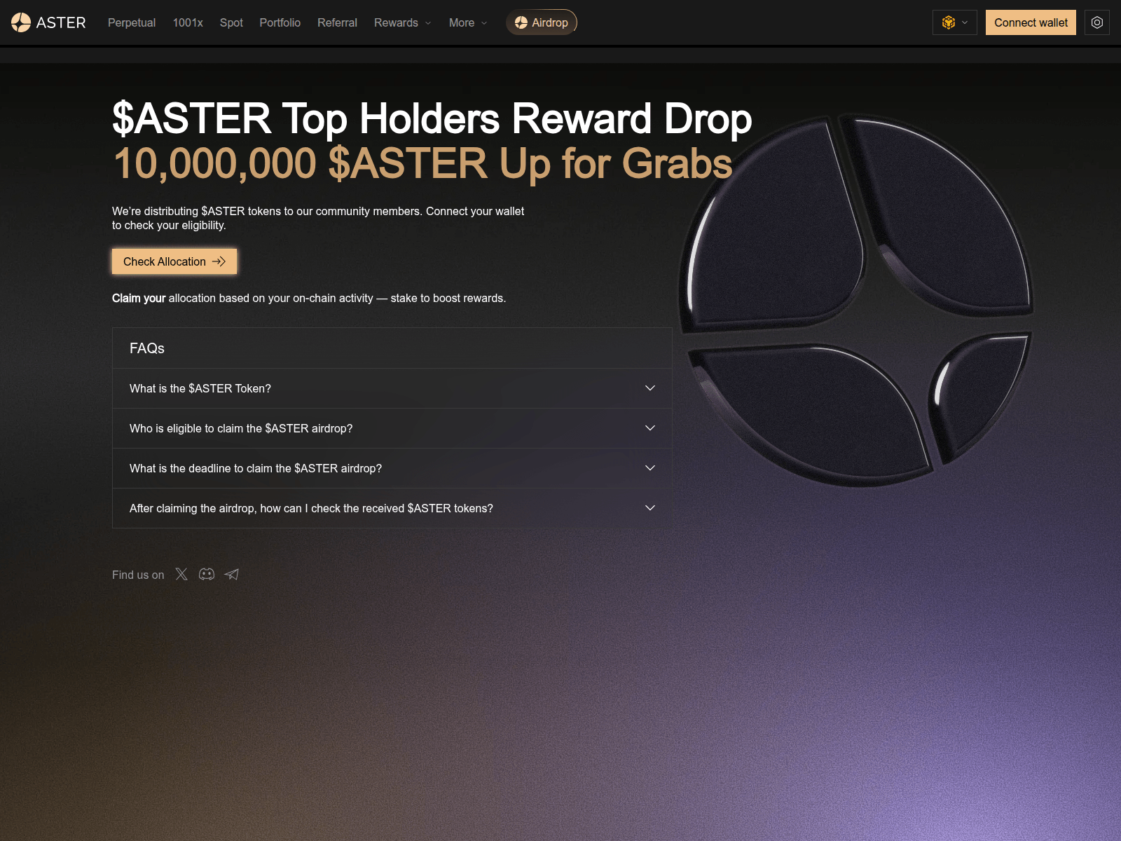 Screenshot of aster-reward.com