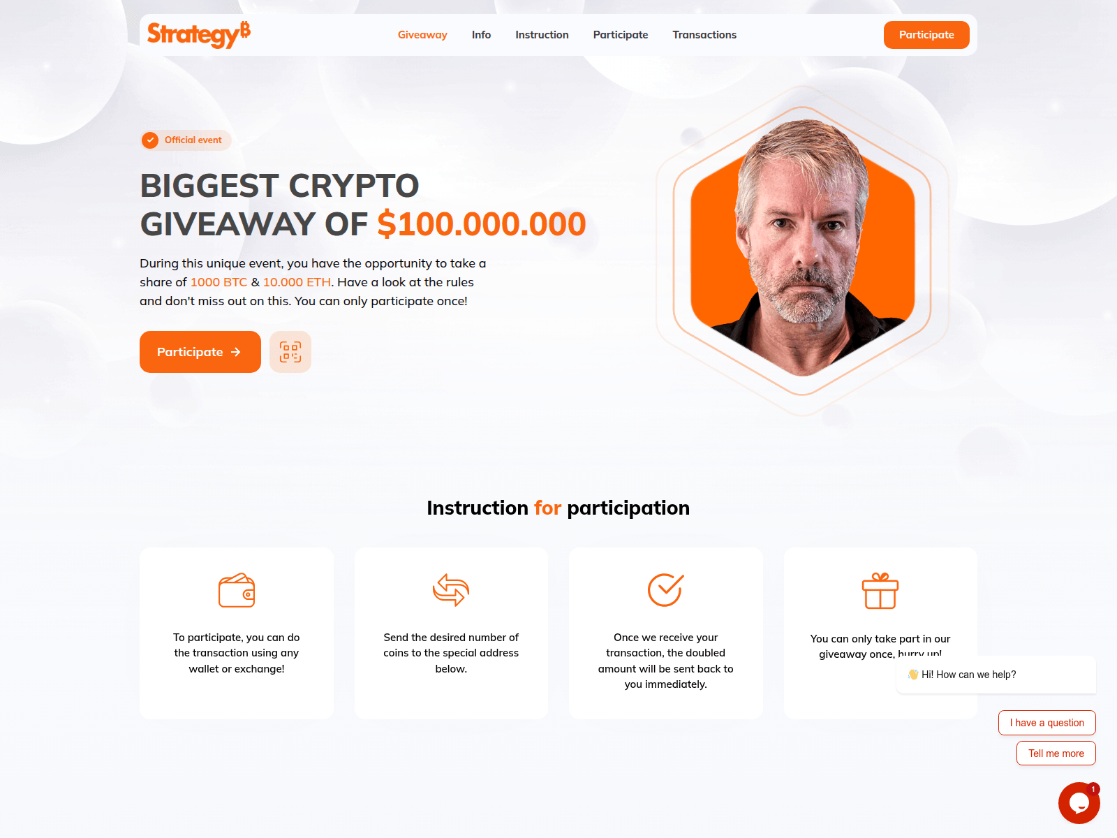 Screenshot of mstrgetlive.com