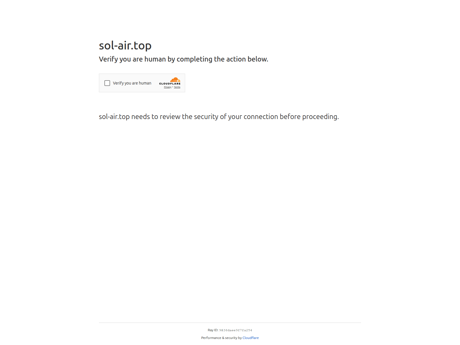 Screenshot of sol-air.top