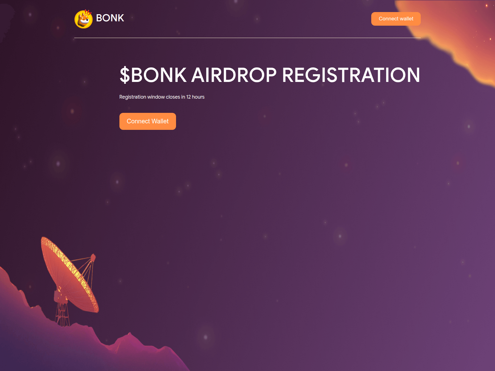 Screenshot of bonk-claim.fun