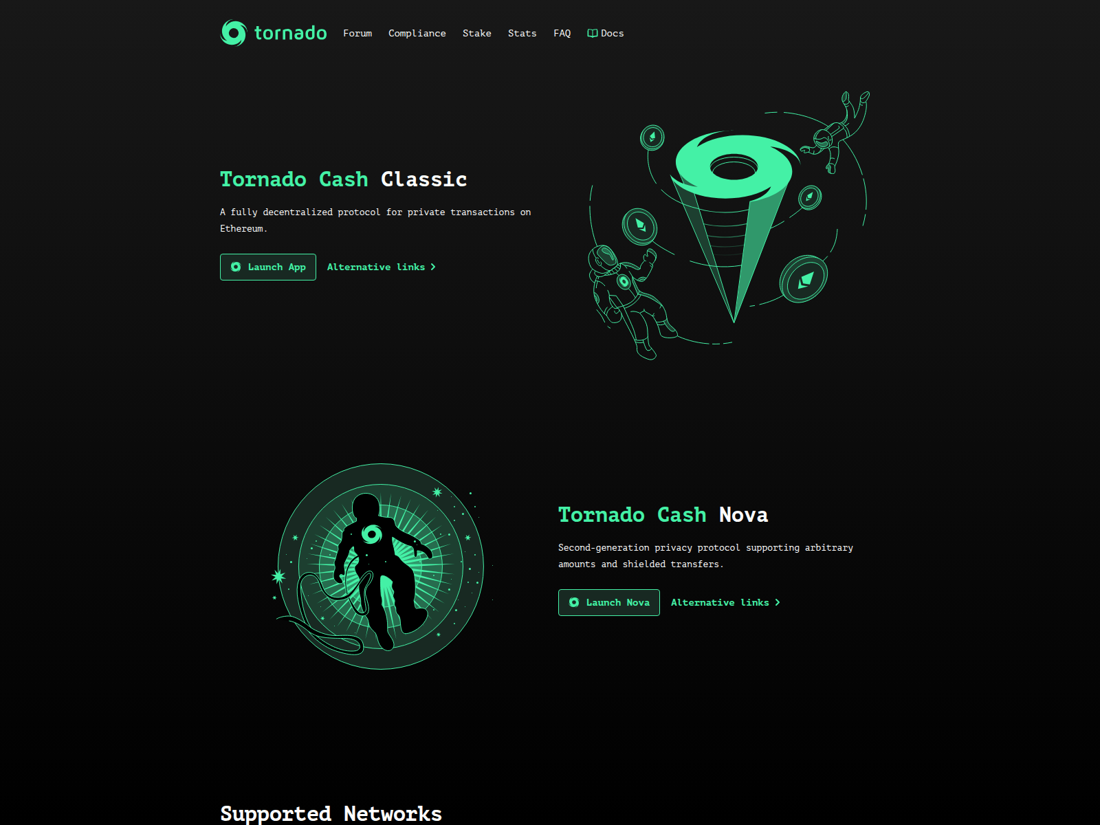 Screenshot of tornado.top