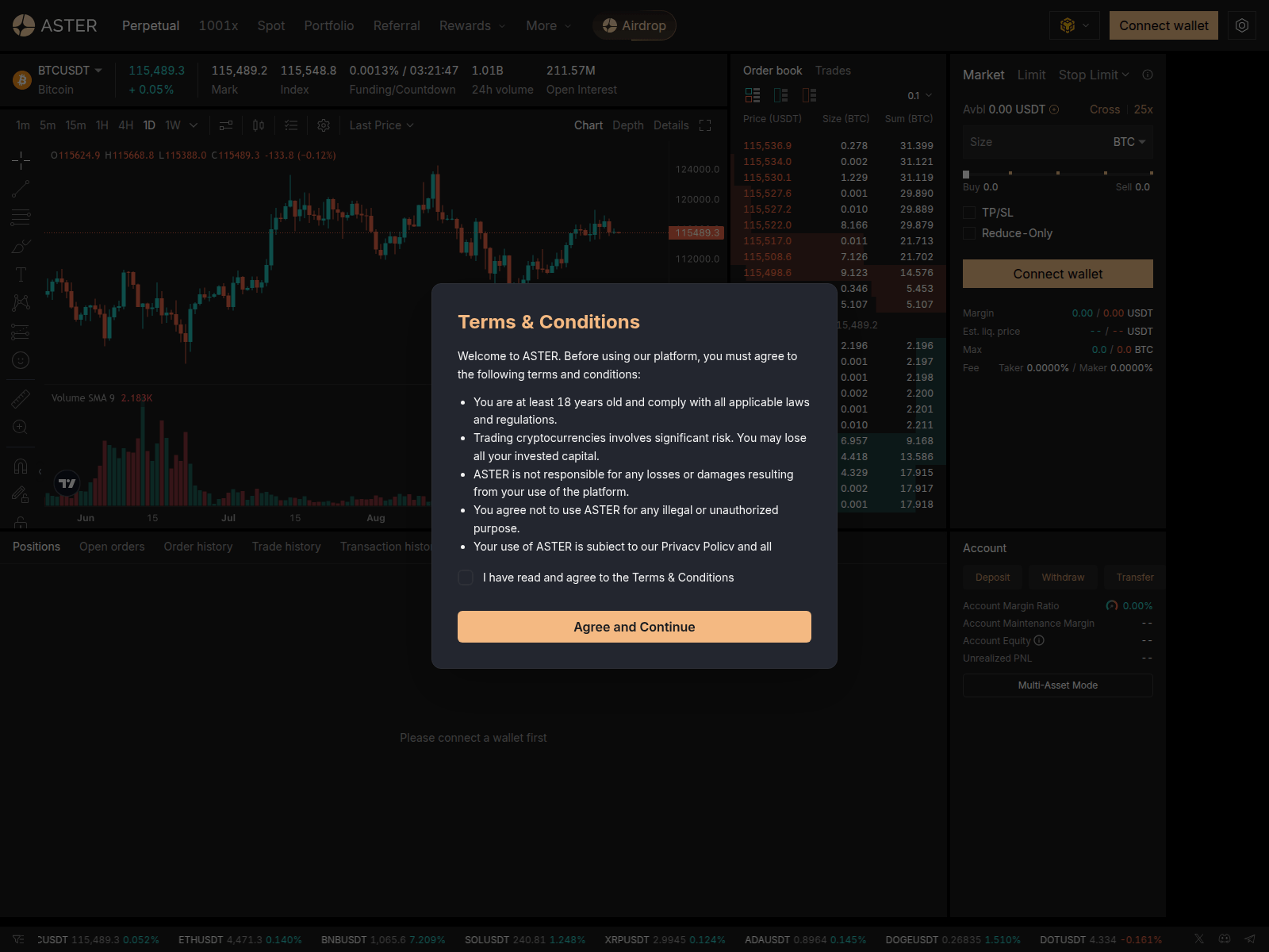 Screenshot of asterdex.lol
