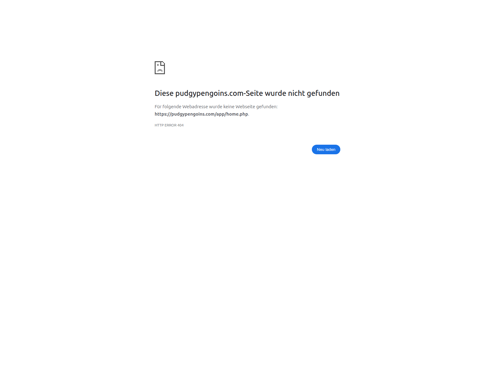 Screenshot of pudgypengoins.com