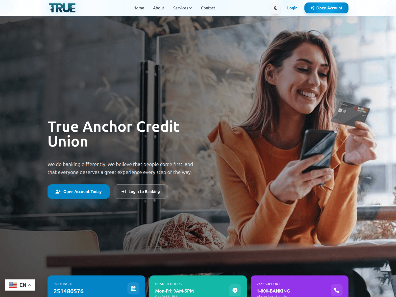 Screenshot of acc.trueanchorcub.com