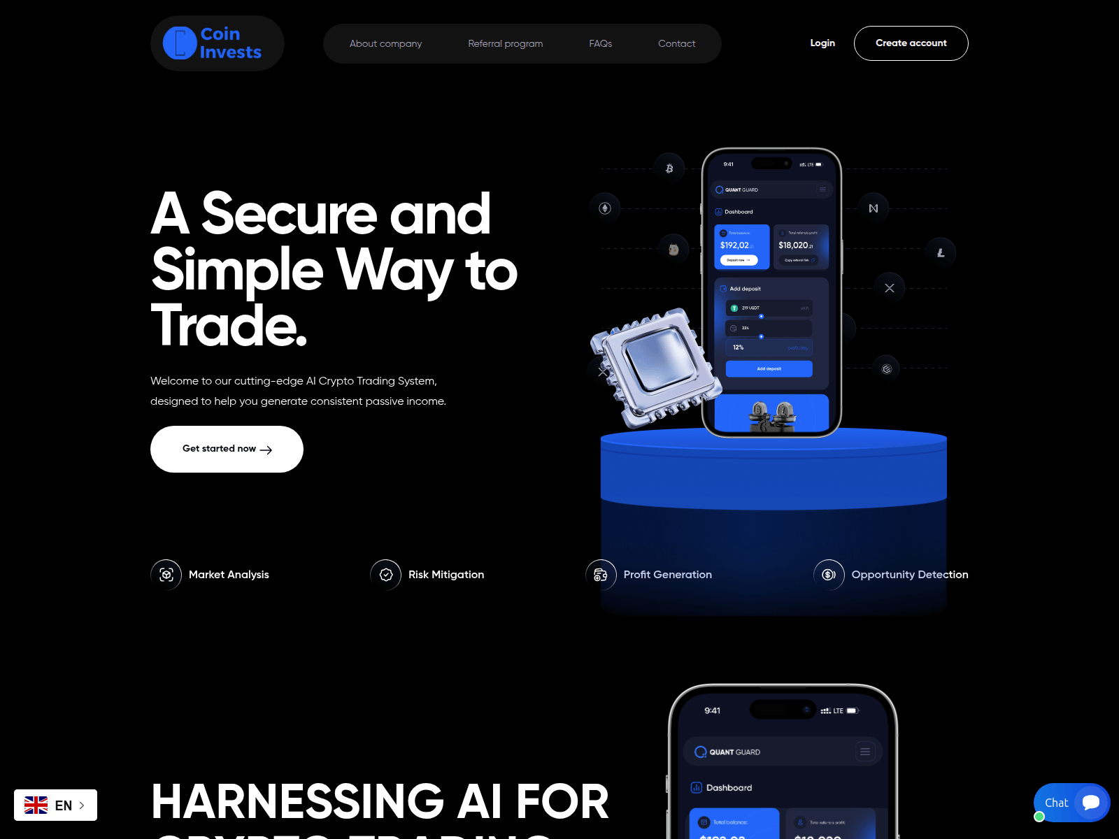 Screenshot of coin-invests.com