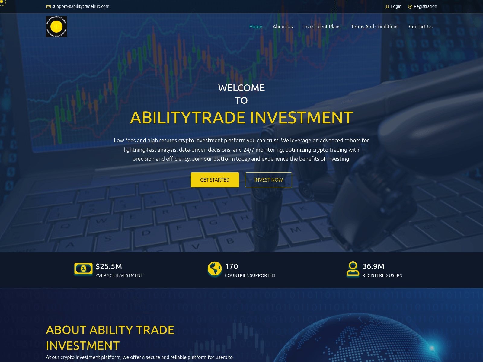 Screenshot of abilitytradehub.com