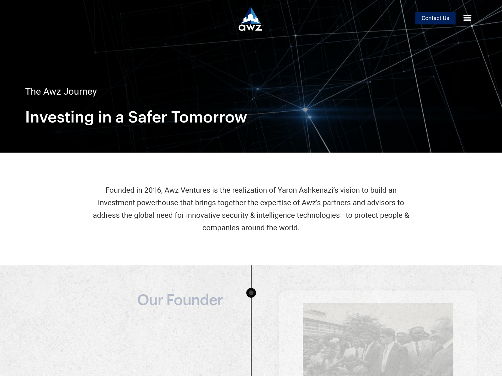 Screenshot of awz-ventures.com
