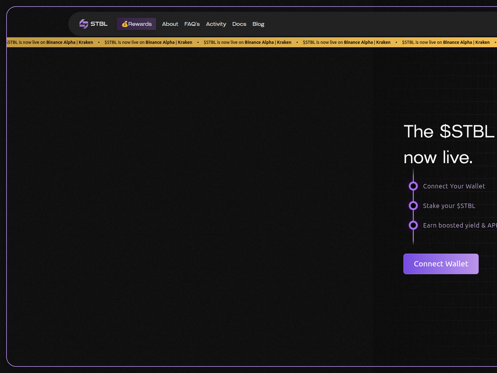 Screenshot of dapp-stbl.com